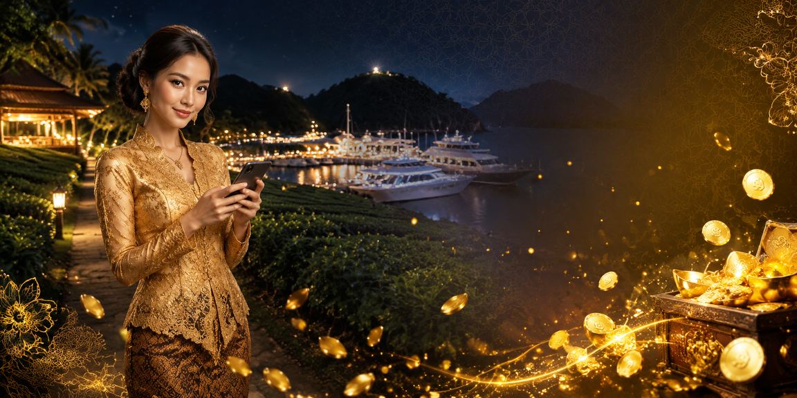 Pengguna log masuk ke platform kasino mudah alih rupiahtoto di Langkawi